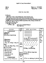 Giáo án Thể dục Lớp 8 - Tuần 35 - Năm học 2015-2016 - Nguyễn Thị Trang